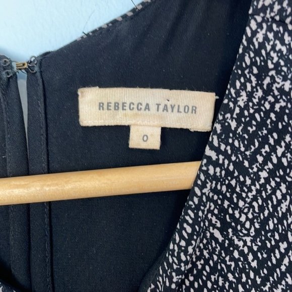 Rebecca Taylor Techy Herringbone Double-Layer Dress Size 0 - Picture 7 of 11